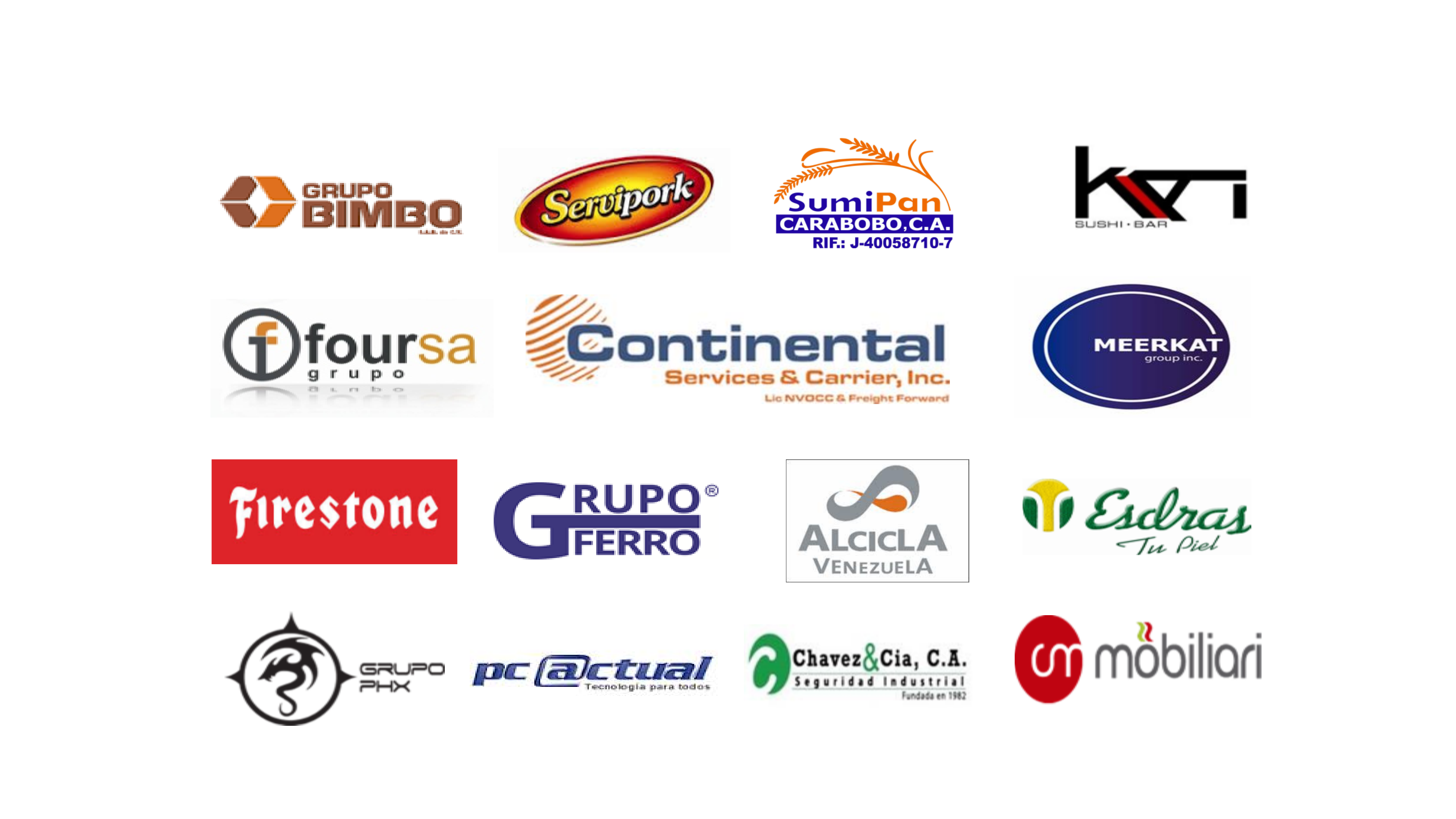 Clientes 1AG - Grupo Bimbo, Firestone, Continental, Grupo PHX y más